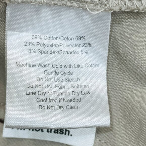 GoLite Mens Size 32 x 33 Travel Active Cargo Hiking Pants Ivory Lightweight‎ - Picture 8 of 9